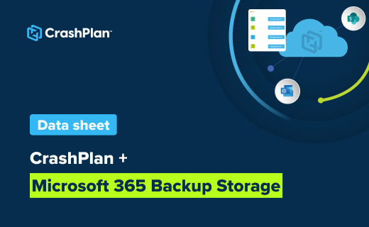CrashPlan Microsoft 365 Backup Storage Datasheet